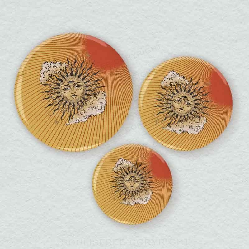 Living By The Sun Pins