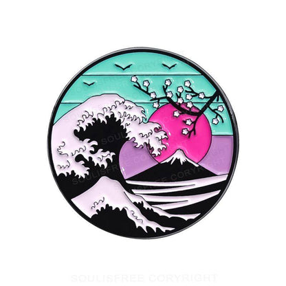 Wave Series Pins