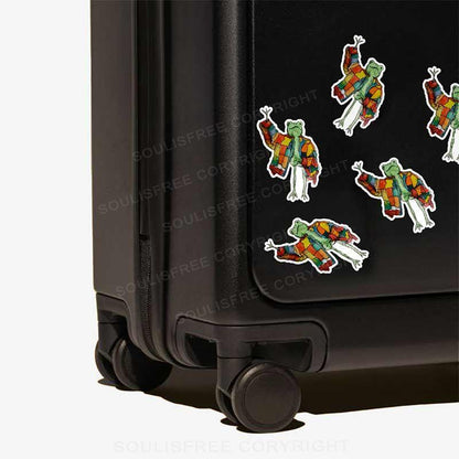 Stylish Frog 1PC Sticker