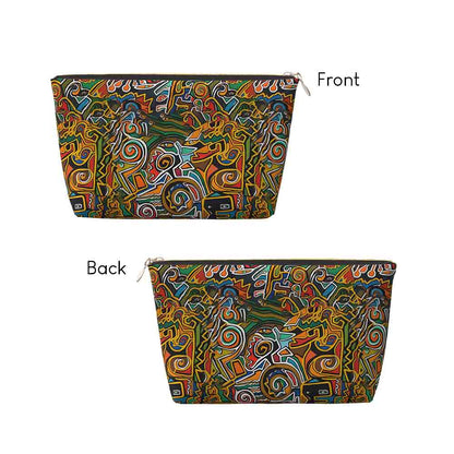 Psychedelic Geometry Cosmetic Bag