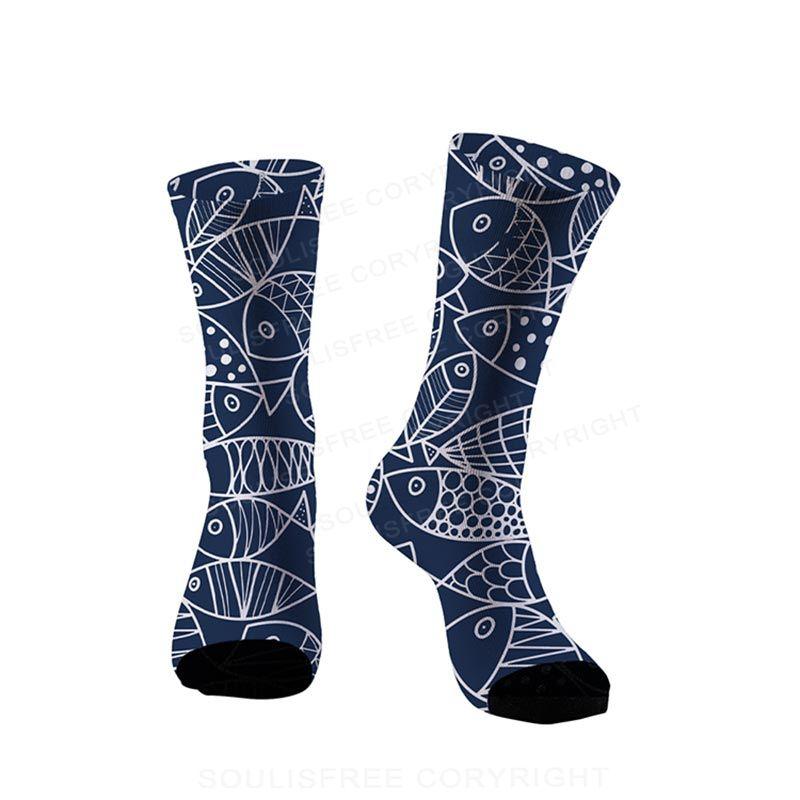 Freely Full Print Socks