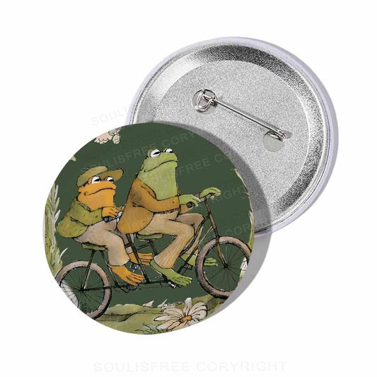 Frog Couple Pin