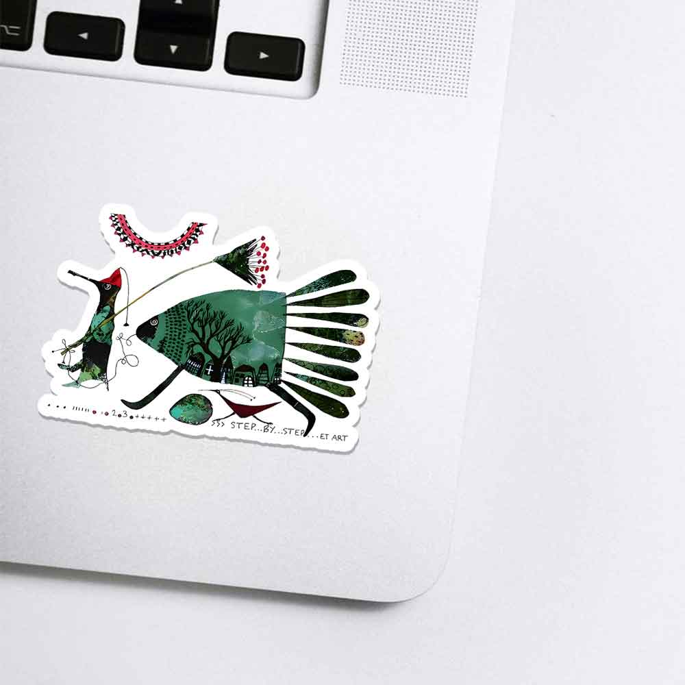 Migration 1PCS Stickers