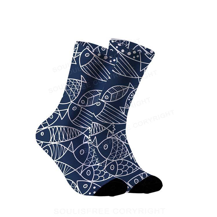 Freely Full Print Socks