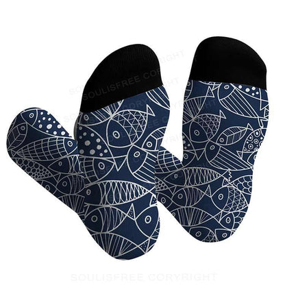 Freely Full Print Socks