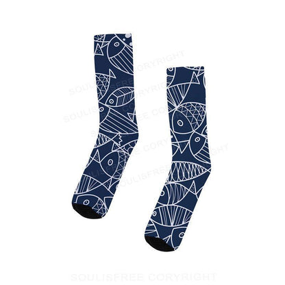 Freely Full Print Socks