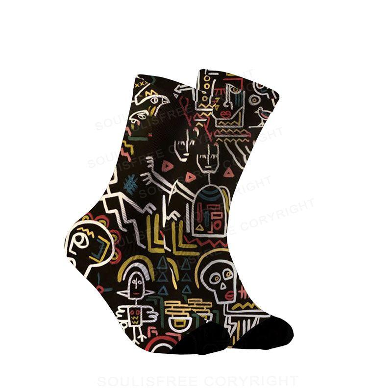 Happy Life Full Print Socks