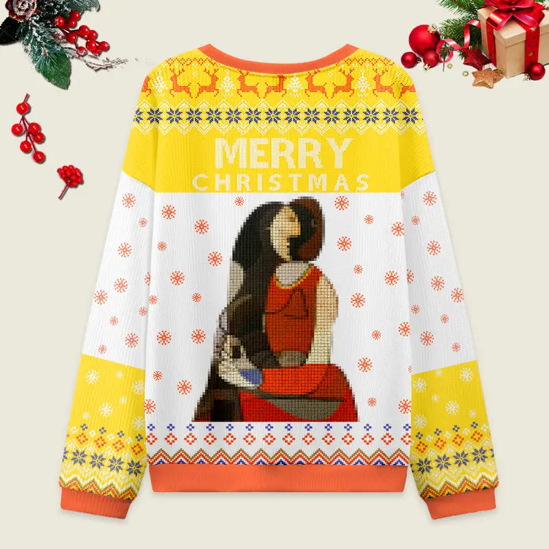 Embrace Christmas Together Ugly Christmas Sweater