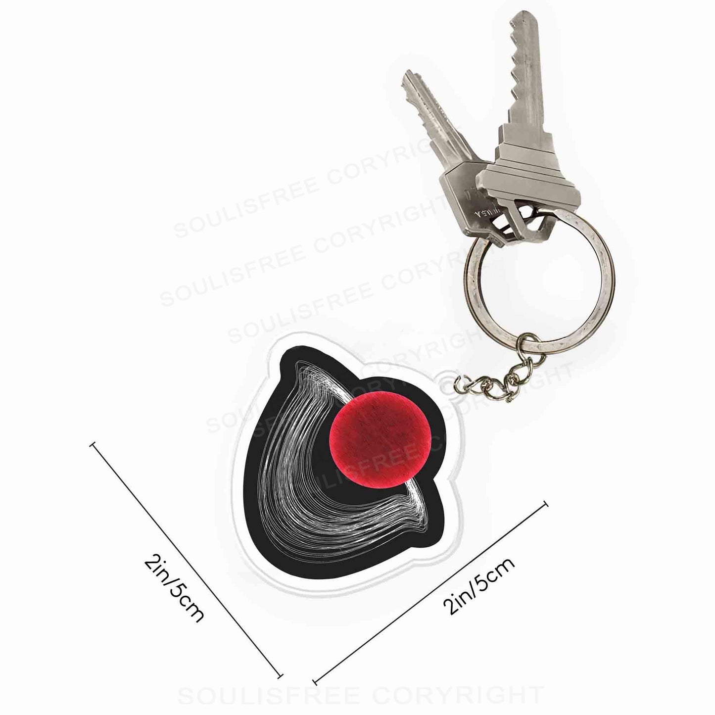 Black Hole Keychain