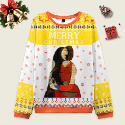 Embrace Christmas Together Ugly Christmas Sweater