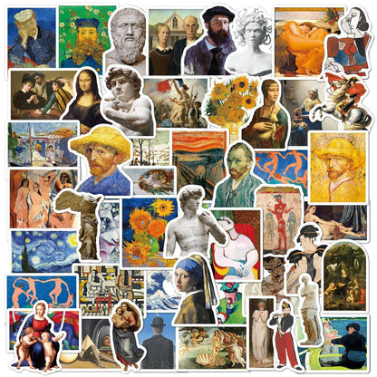 Van Gogh Art 52PCS Stickers A