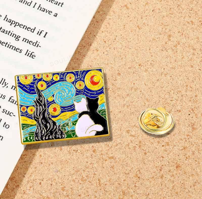 Van Gogh Oil Painting Pins