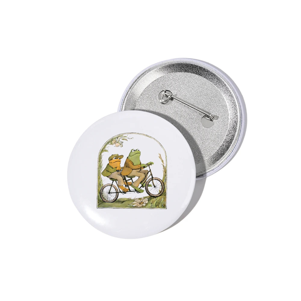 Frog Couple Pin