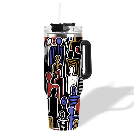 Abstract Human Figure 40oz Tumbler