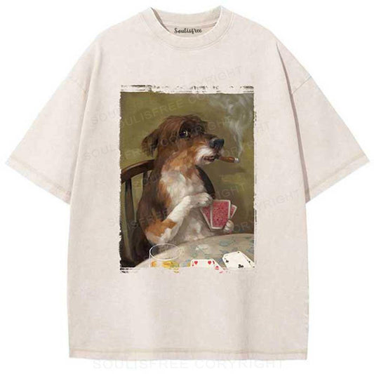 Unruly Dog Apricot / S Washed T-Shirts