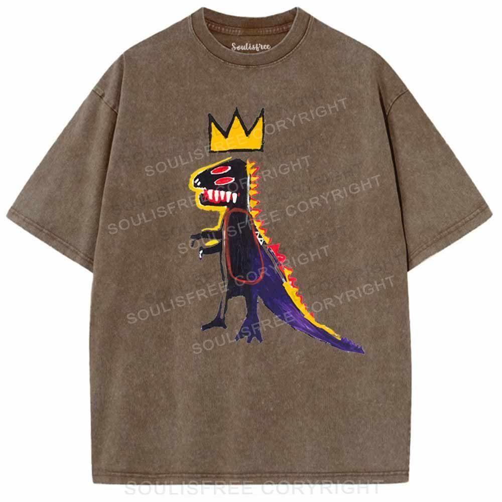 Dinosaur Coffee / S Washed T-Shirts