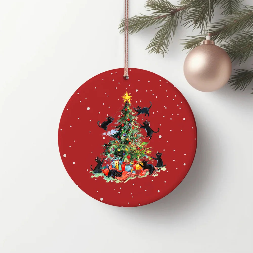 Christmas Cats Ornament