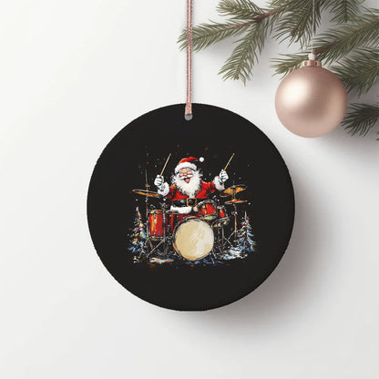 Santa Claus Drummer Ornament