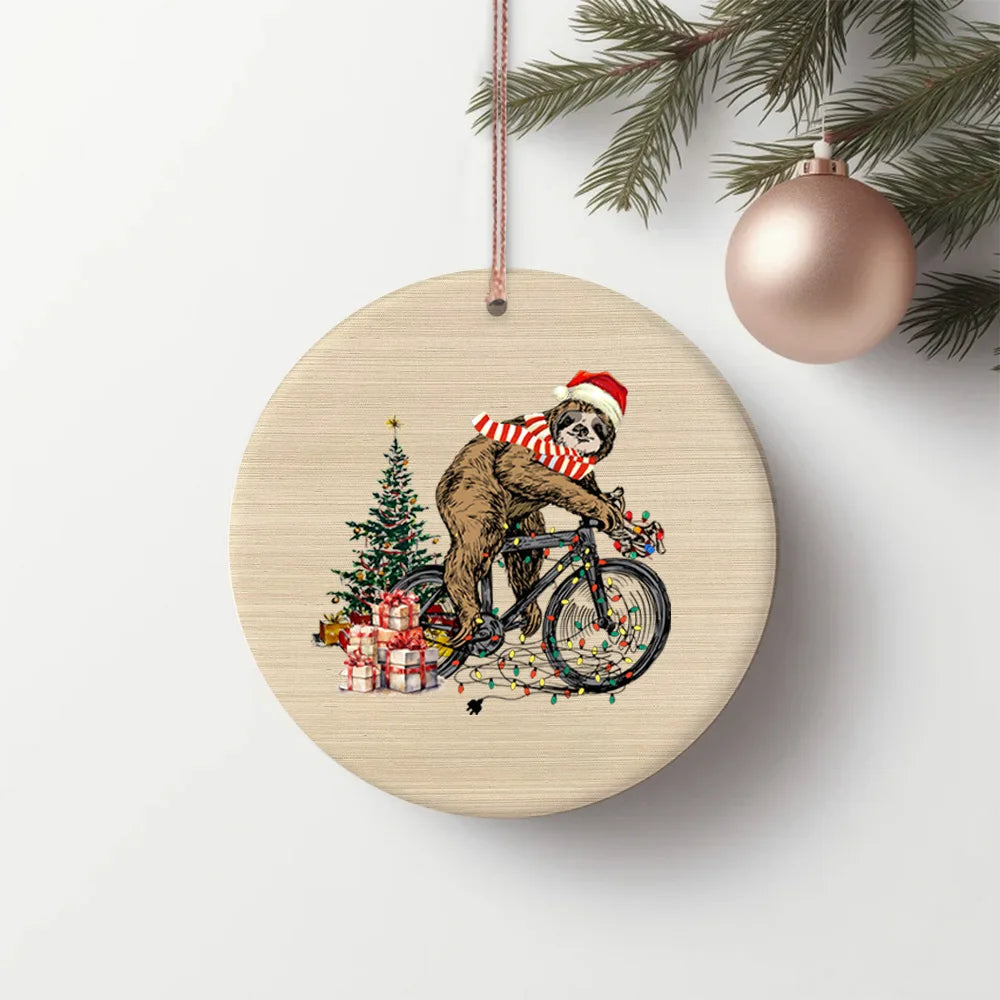 Sloths Who Give Gifts Ornament