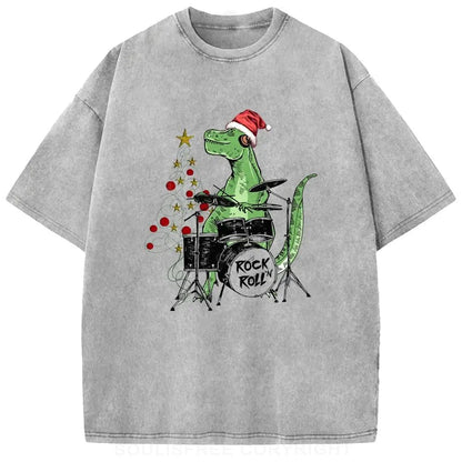 Christmas Dinosaur Playing