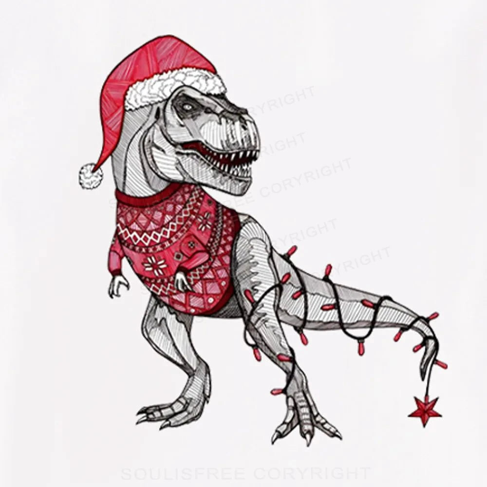 Dinosaur Christmas  XI