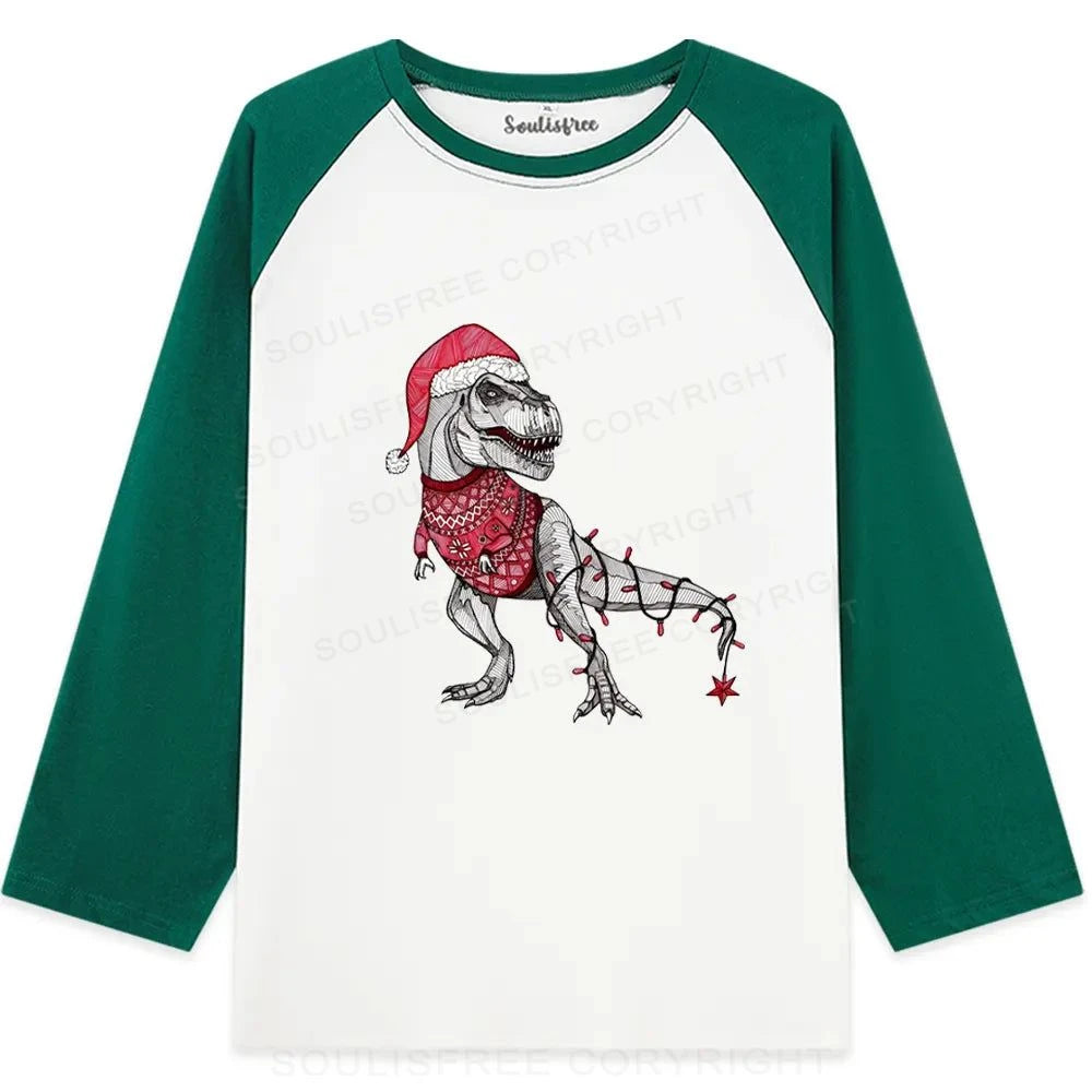 Dinosaur Christmas  XI