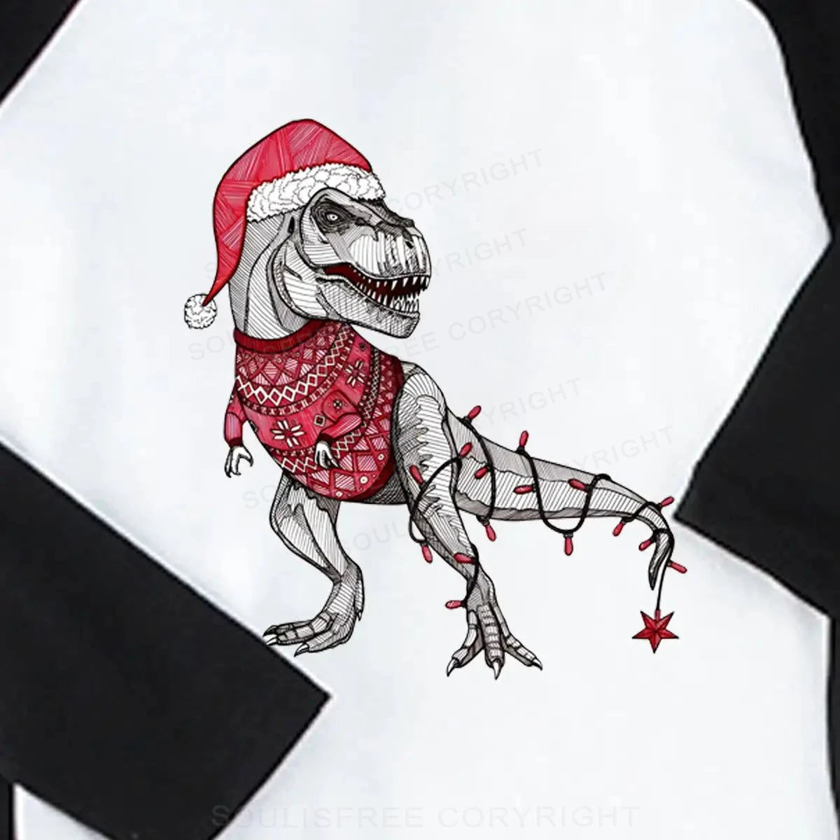 Dinosaur Christmas X