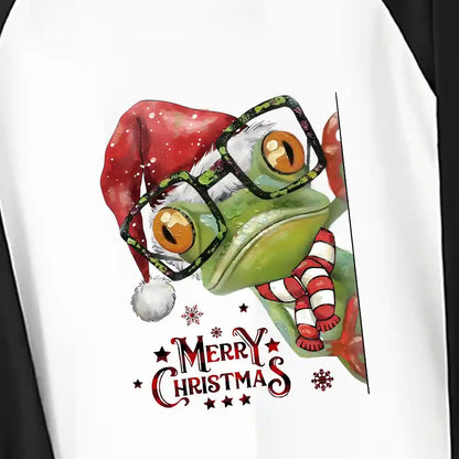 Big-eyed Frog Funny Christmas X