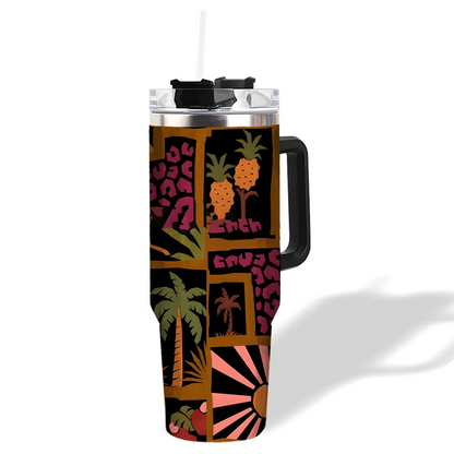 Abstract Rainforest 40oz Tumbler