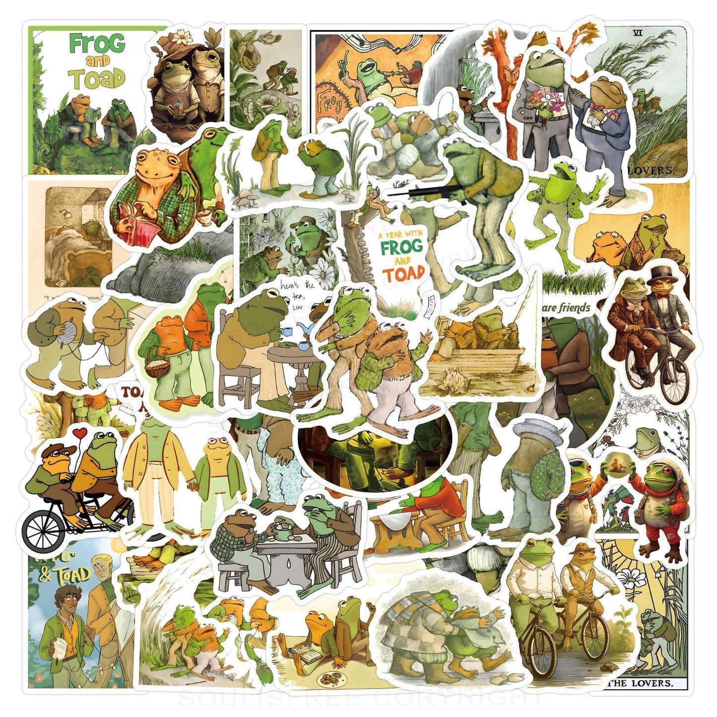 Frog 50PCS Stickers