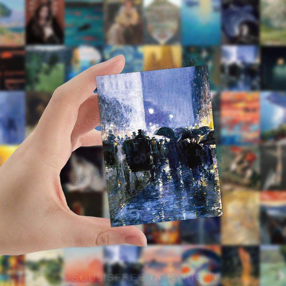 Famous Scenery Paintings 60PCS Stickers