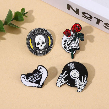 Punk Skull Pins