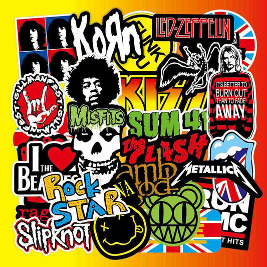 ROCK Band Sticker 100PCS Stickers