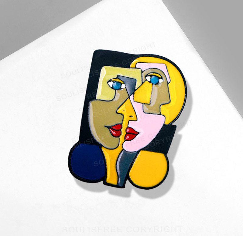 Creative stitching of faces  Pins