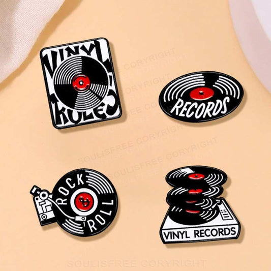 Vintage color vinyl art  Pins