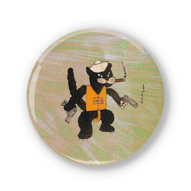 Black Cat Squadron Pin