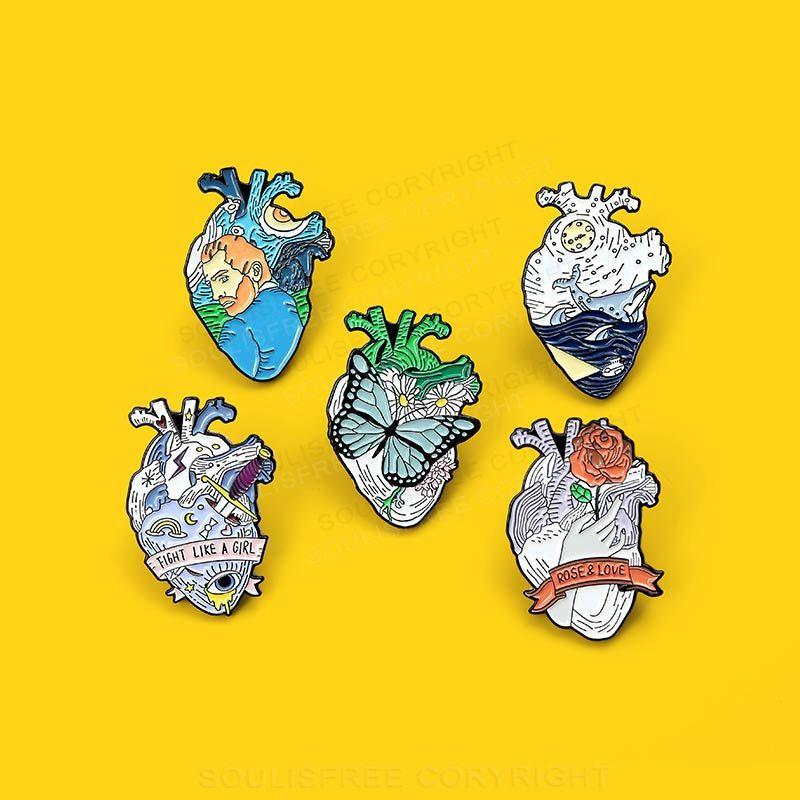 Van Gogh Butterfly Pins