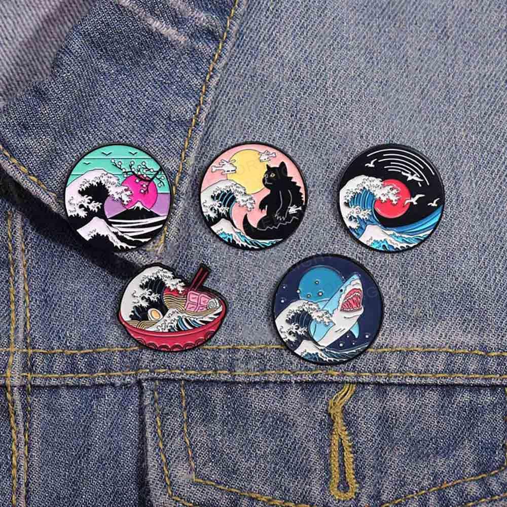 Wave Series Pins