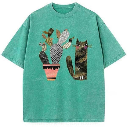 Cactus And Cat