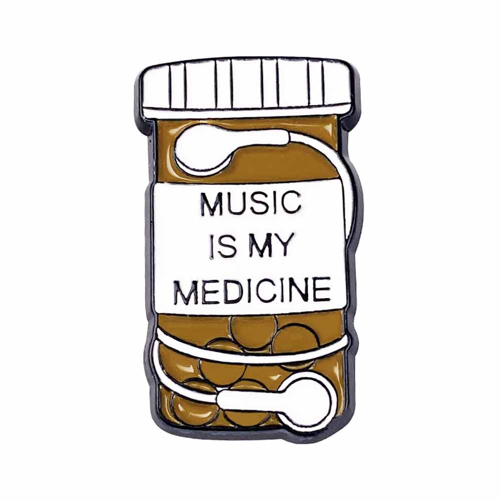 Music Is My Medicine Pins