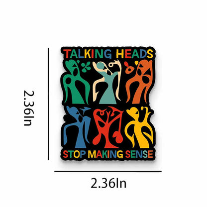 Talking Heads No Longer Makes Sense 1PCS Stickers