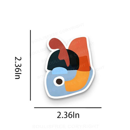 Cute Fish 1PC Sticker